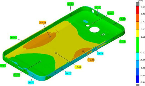 手机外壳3D检测分析